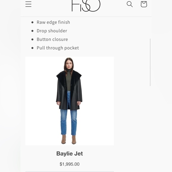 HIDE SOCIETY HiSO Suede Vintage Sherpa boho longline coat - Picture 14 of 16